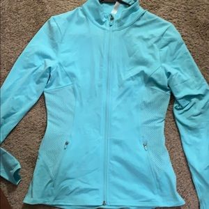 Tiffany Blue Sketchers Athletic Jacket
